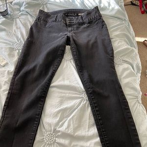 Low rise super skinny jeans